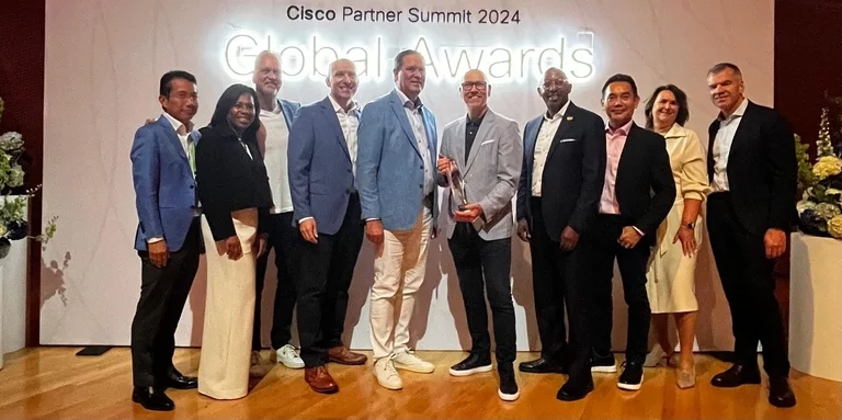 photo with Logicalis and Cisco